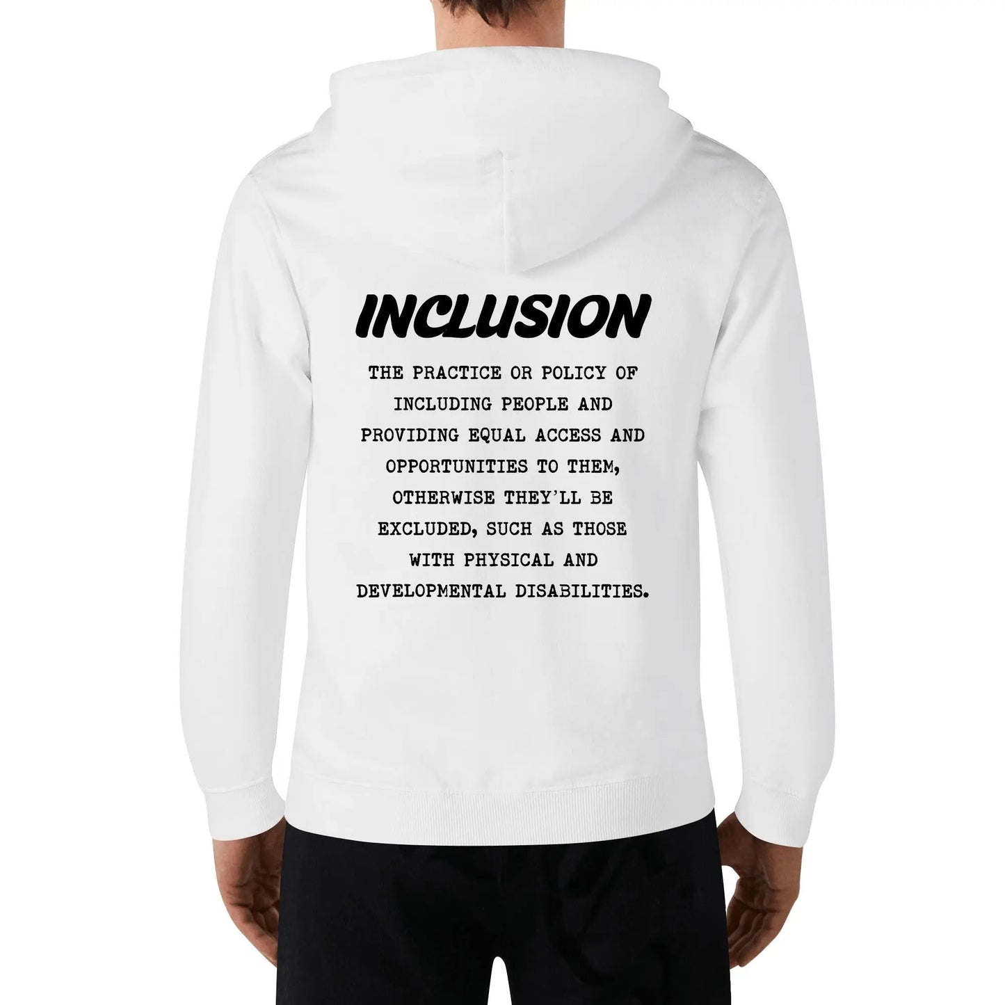 Inclusion definition - 100% Cotton Hoodie. popcustoms