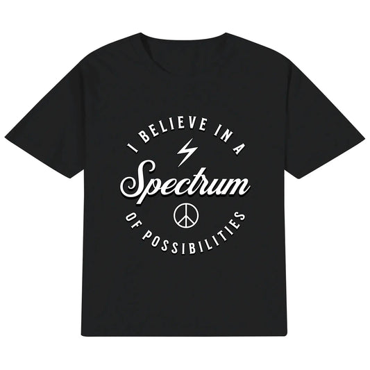 I BELIEVE IN A SPECTRUM - Kids 100% Cotton T-Shirt popcustoms