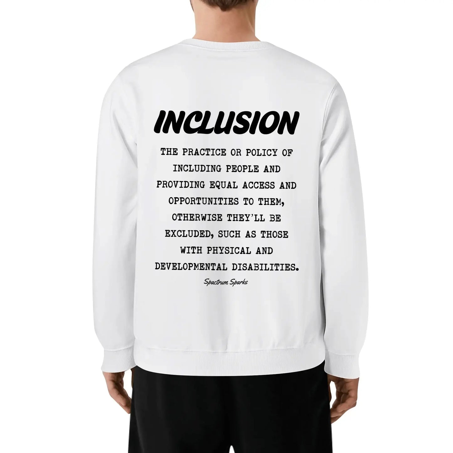 Inclusion definition - Sweatshirt 100% Cottoninclusion