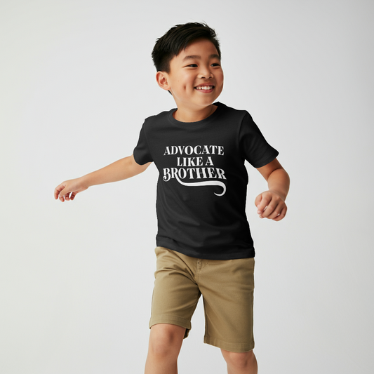 Advocate Like a Brother – 100% cotton Kids T-shirt
