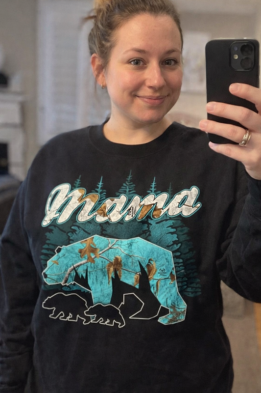 Mama Bear Sea Glass - Sweatshirt Printdoors