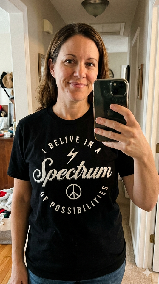 I BELIEVE IN A SPECTRUM - 100% Cotton T-shirt