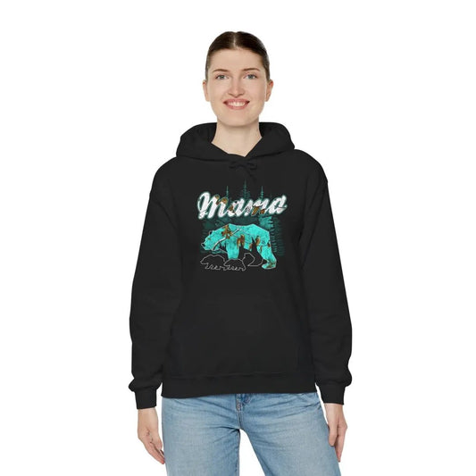 Mama Bear Sea Glass Hoodie Printdoors