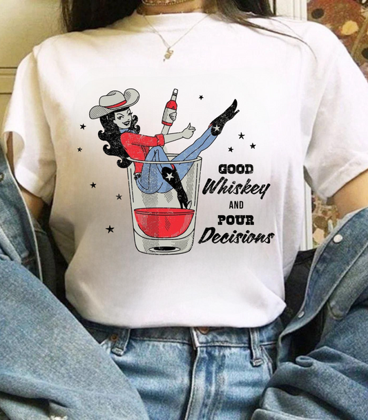 Whiskey Cowgirl - T-Shirt