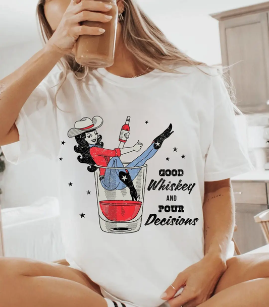 Whiskey Cowgirl - T-Shirt Printdoors