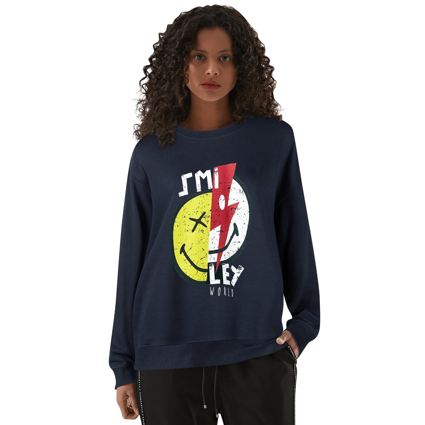 Smiley World - Sweatshirt 100% Cotton