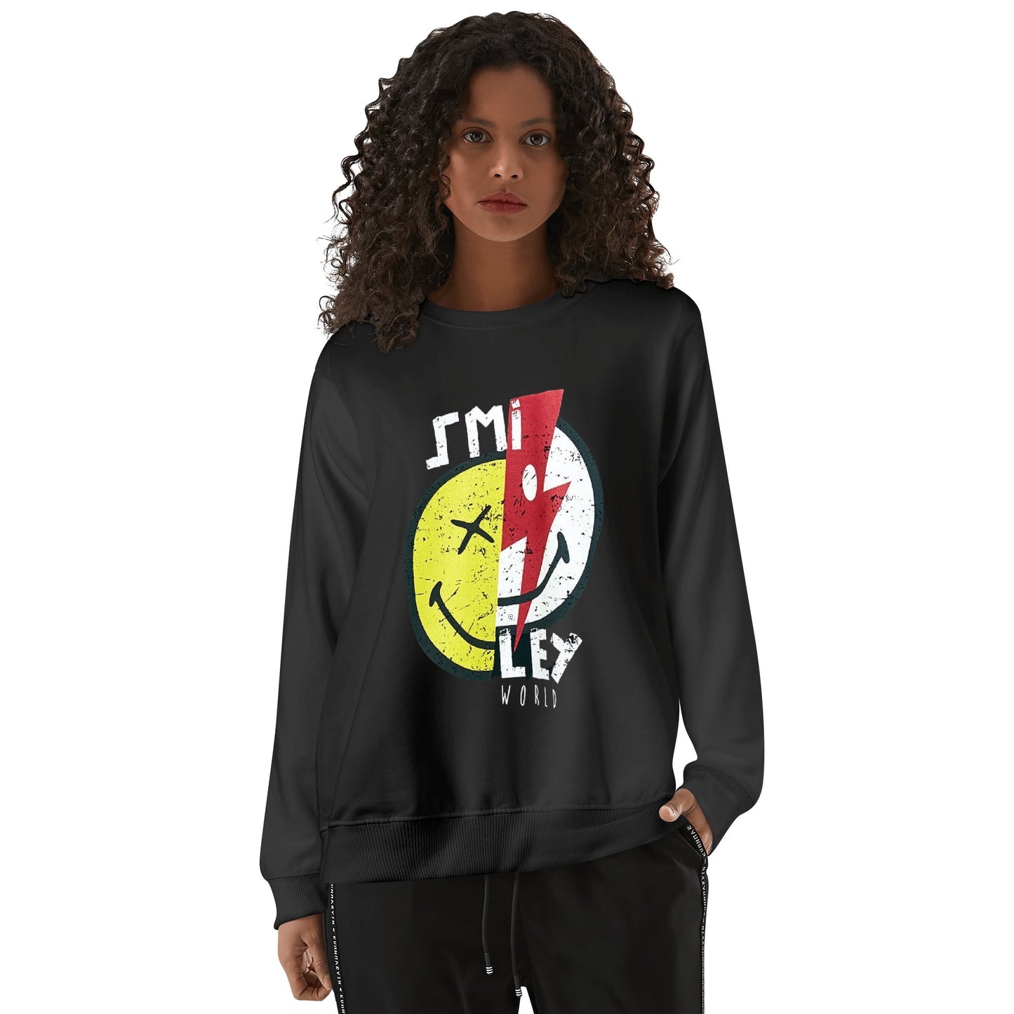 Smiley World - Sweatshirt 100% Cotton