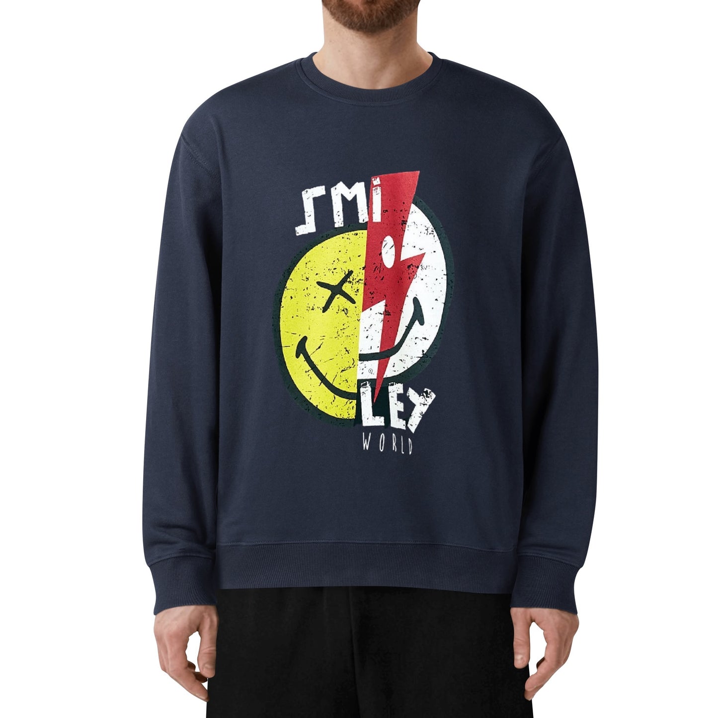 Smiley World - Sweatshirt 100% Cotton