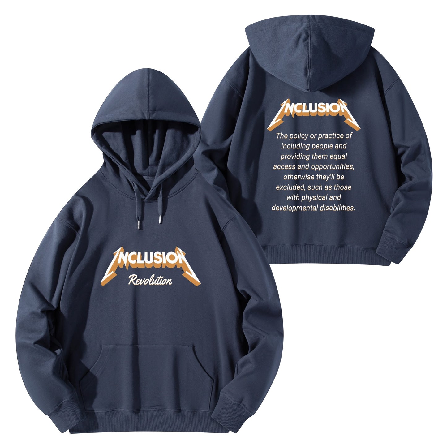 Inclusion Band - 100% Cotton Hoodie.