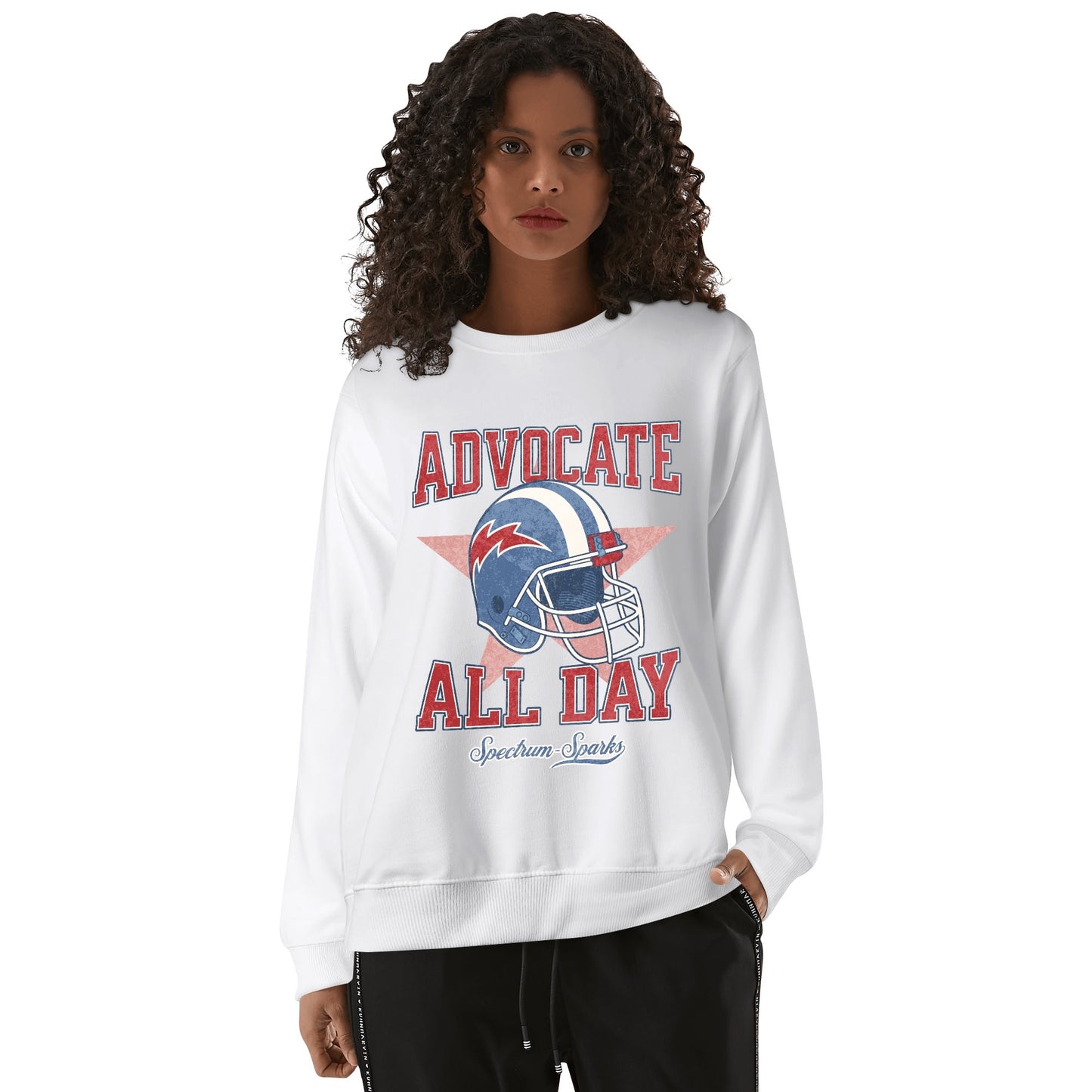 Advocate All Day - Sweatshirt 100% Cotton