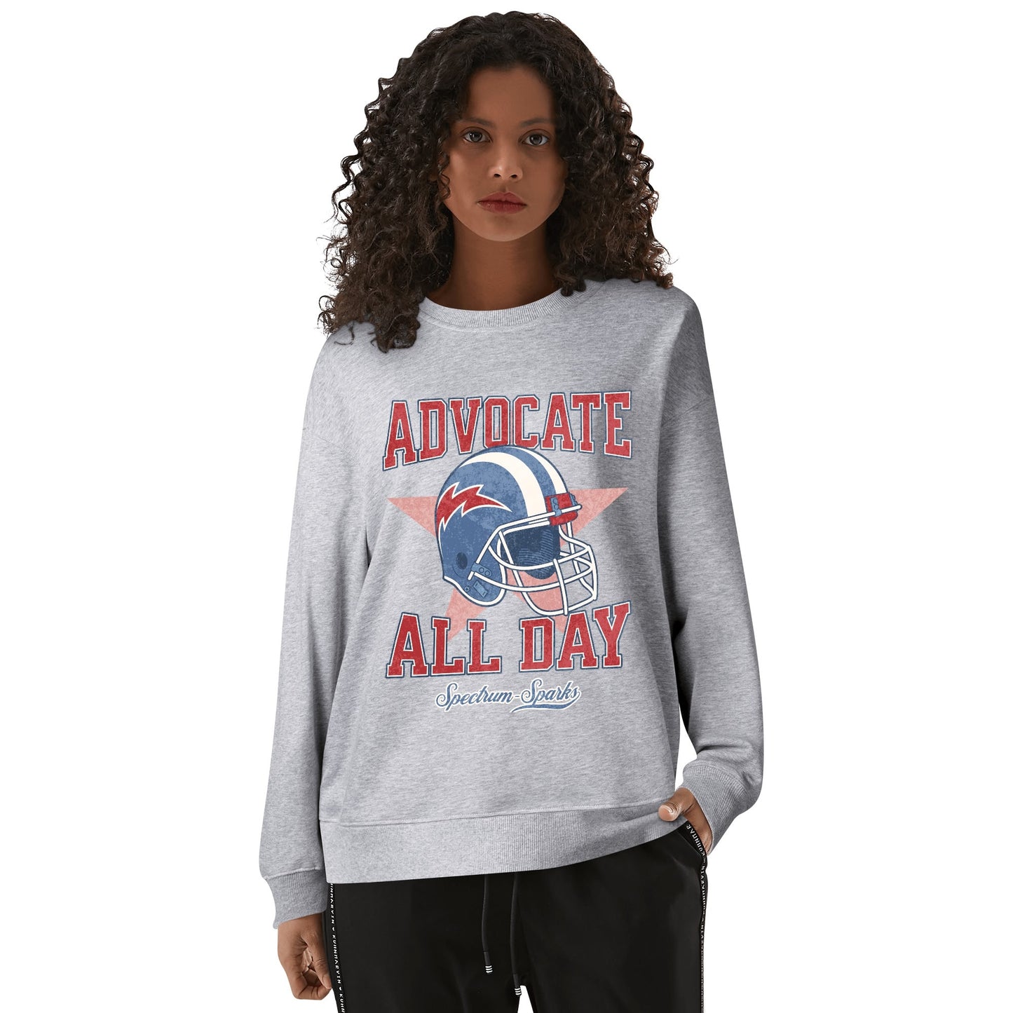 Advocate All Day - Sweatshirt 100% Cotton