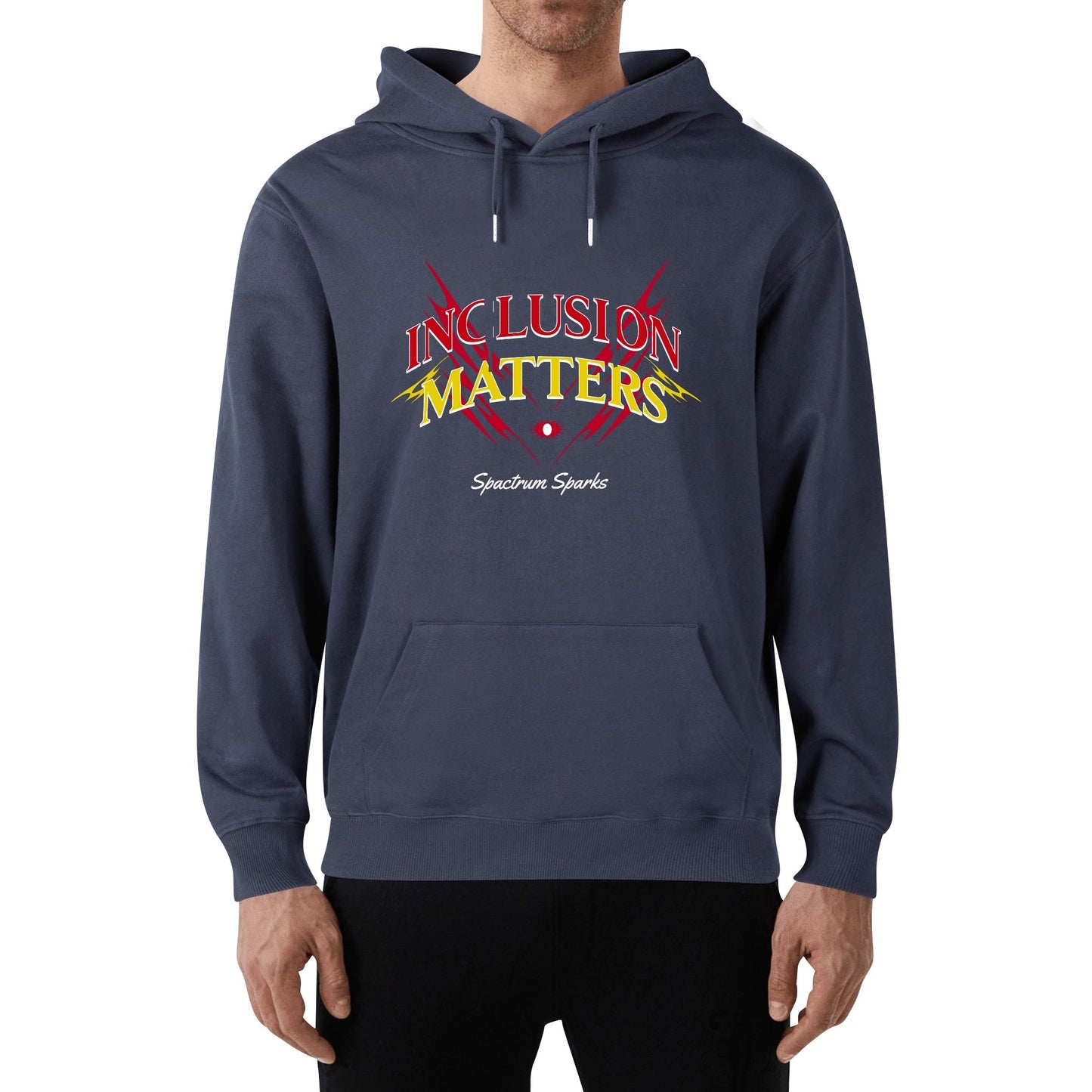 Different Yet Together - Inclusion - Unisex 100% Cotton Hoodie.