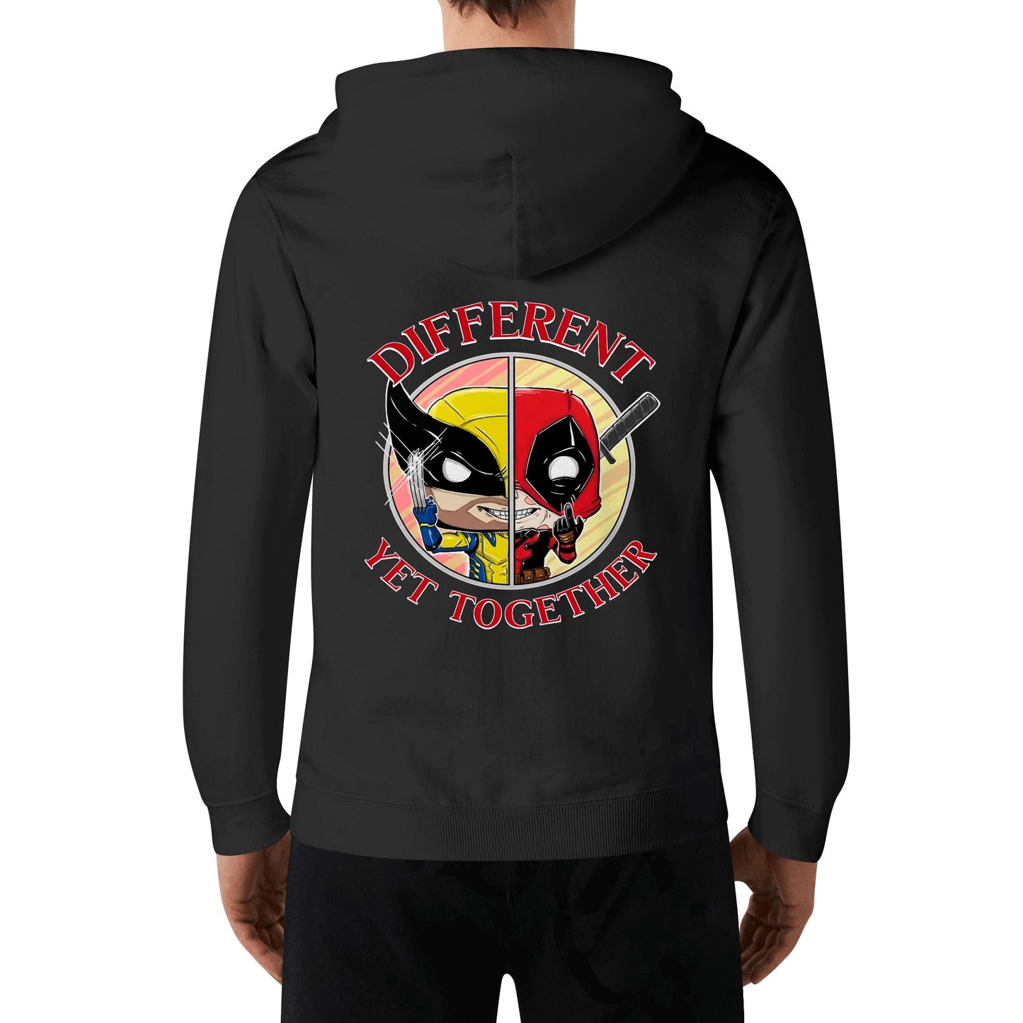 Different Yet Together - Inclusion - Unisex 100% Cotton Hoodie.