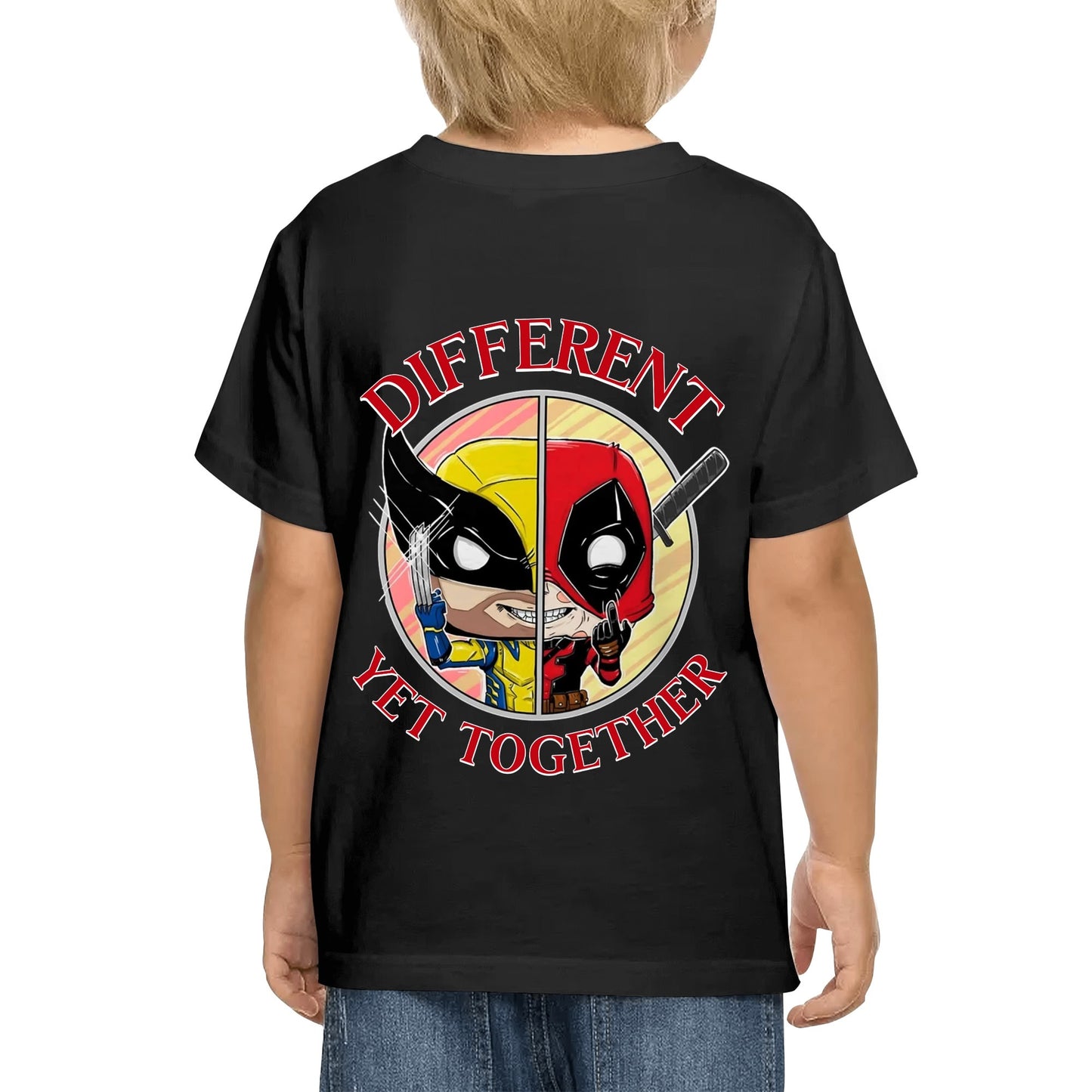 Different Yet Together - Inclusion - Kids 100% Cotton T-Shirt