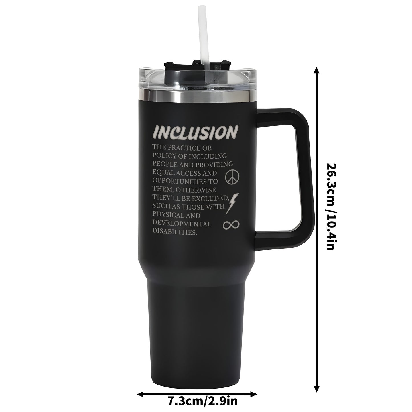 Inclusion definition - Engraved 40oz Stainless Steel Tumbler