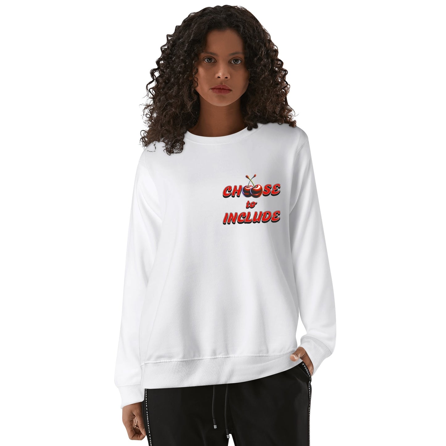 Cherry Choose to Include - Sweatshirt 100% Cotton