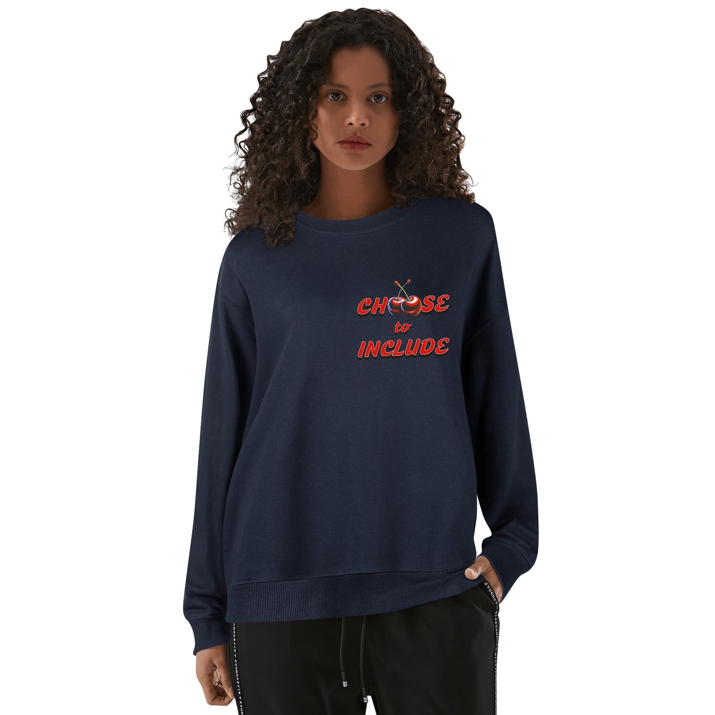 Cherry Choose to Include - Sweatshirt 100% Cotton