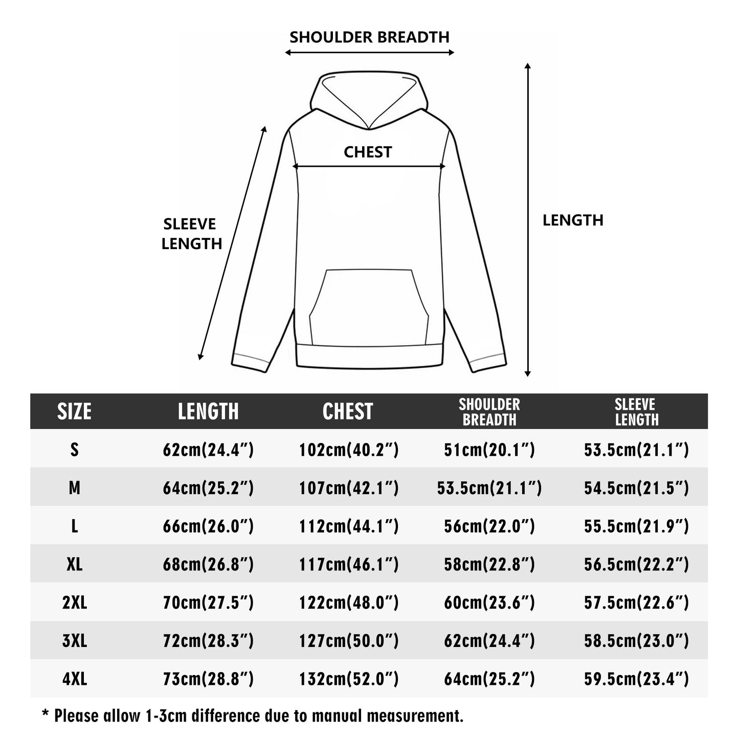 Different Yet Together - Inclusion - Unisex 100% Cotton Hoodie.