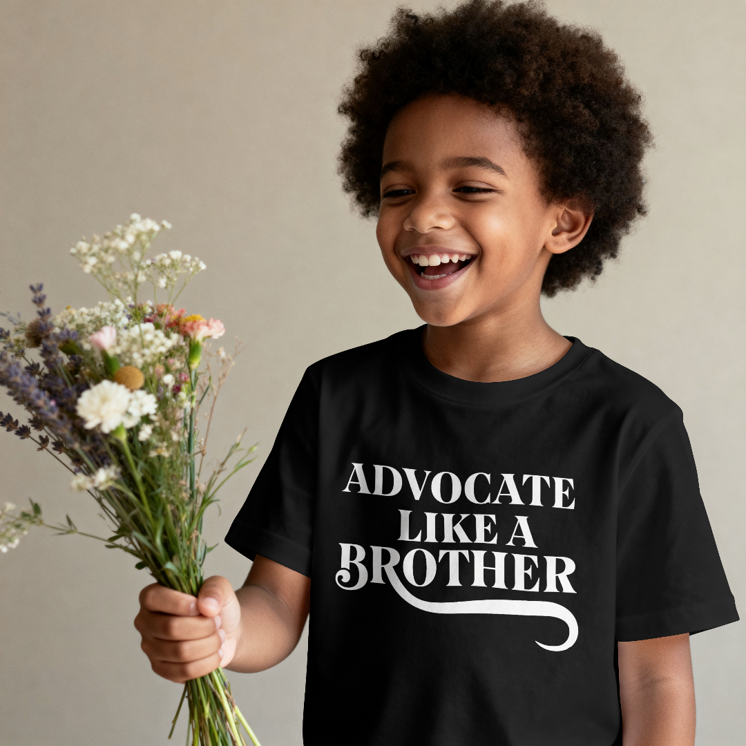 Advocate Like a Brother – 100% cotton Kids T-shirt