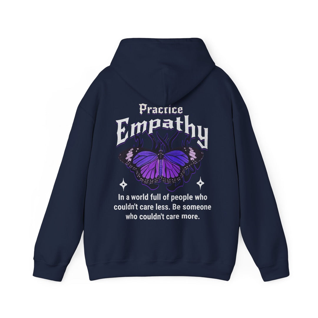 Practice Empathy - Unisex 100% Cotton Hoodie.