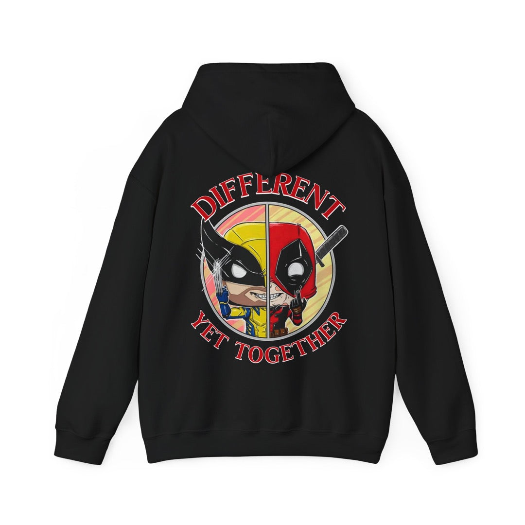 Different Yet Together - Inclusion - Unisex 100% Cotton Hoodie.