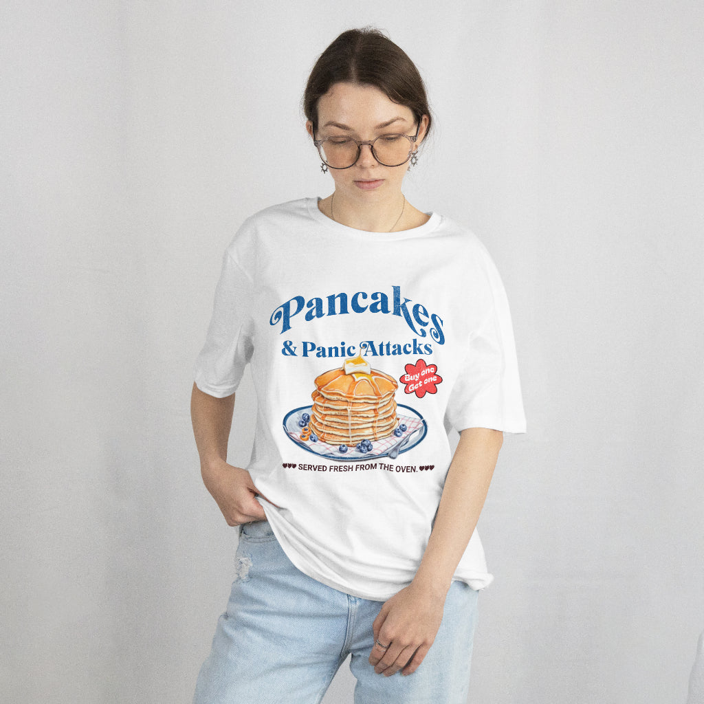 Pancakes & Panic Attacks 100% Cotton T-shirt