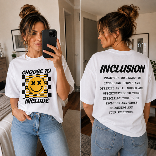 Choose To Include + Inclusion Definition - Unisex Cotton Tee