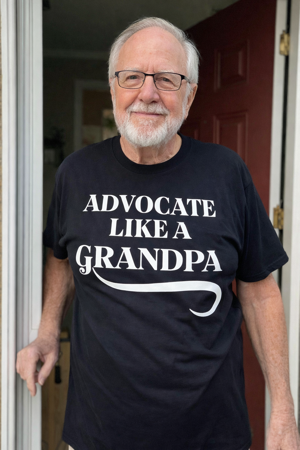 Advocate Like a Grandpa – 100% cotton T-shirt