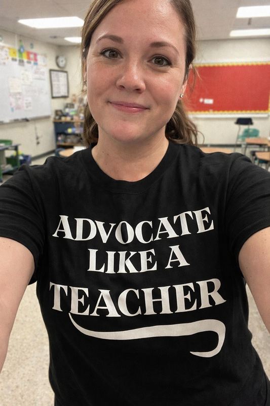 Advocate Like a Teacher – Unisex 100% Cotton T-shirt