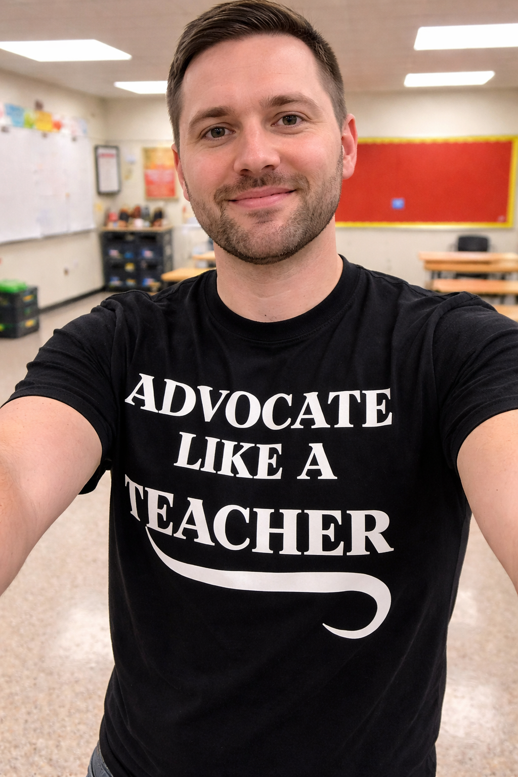 Advocate Like a Teacher – Unisex 100% Cotton T-shirt