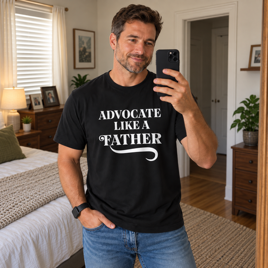 Advocate like a Father - 100% Cotton T-shirt