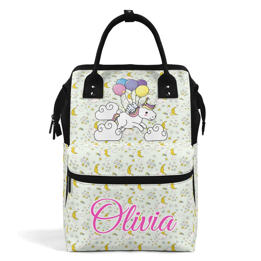 Large Capacity Diaper Bag - Custom Name