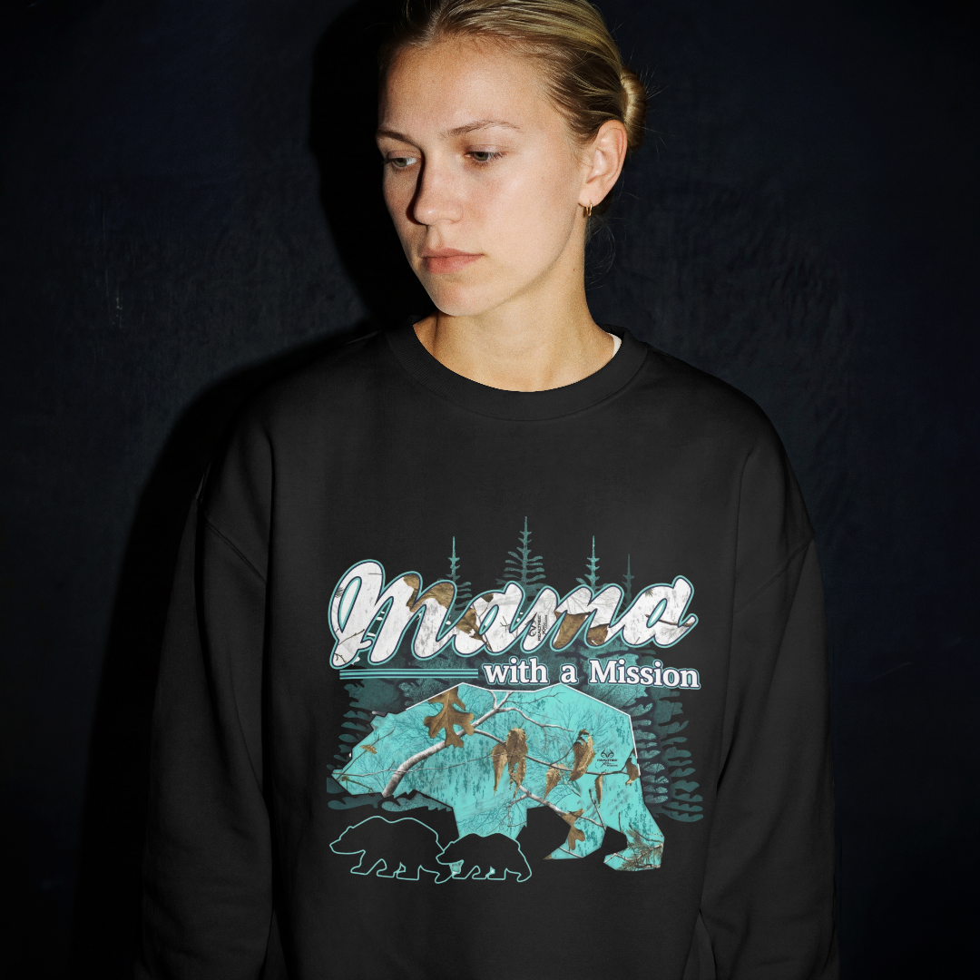 Mama With a Mission Bear Sweatshirt Printdoors