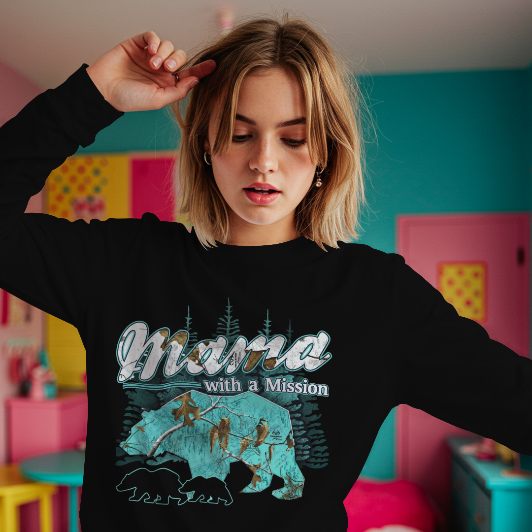 Mama With a Mission Bear Sweatshirt Printdoors