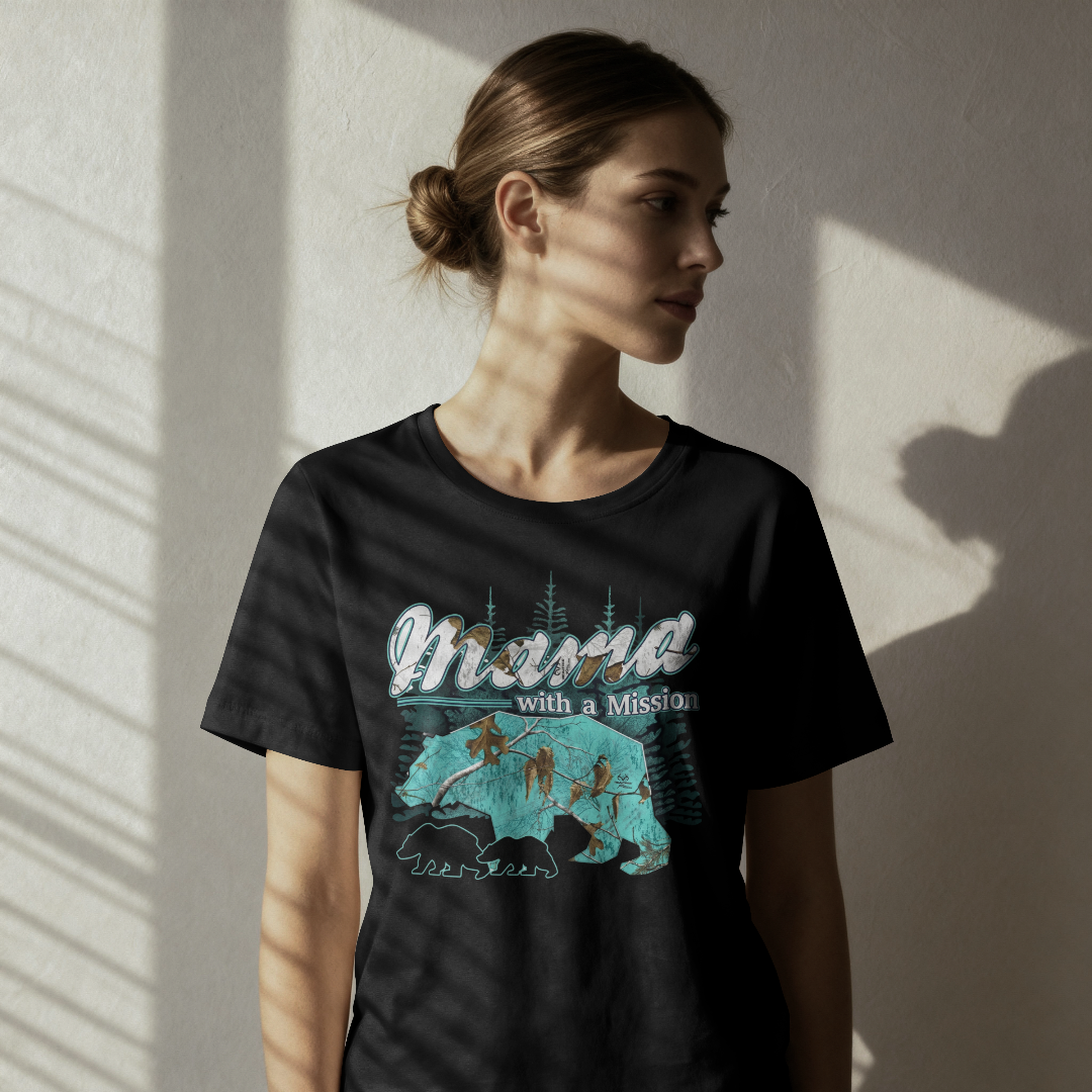 Mama With a Mission Bear Tshirt Printdoors