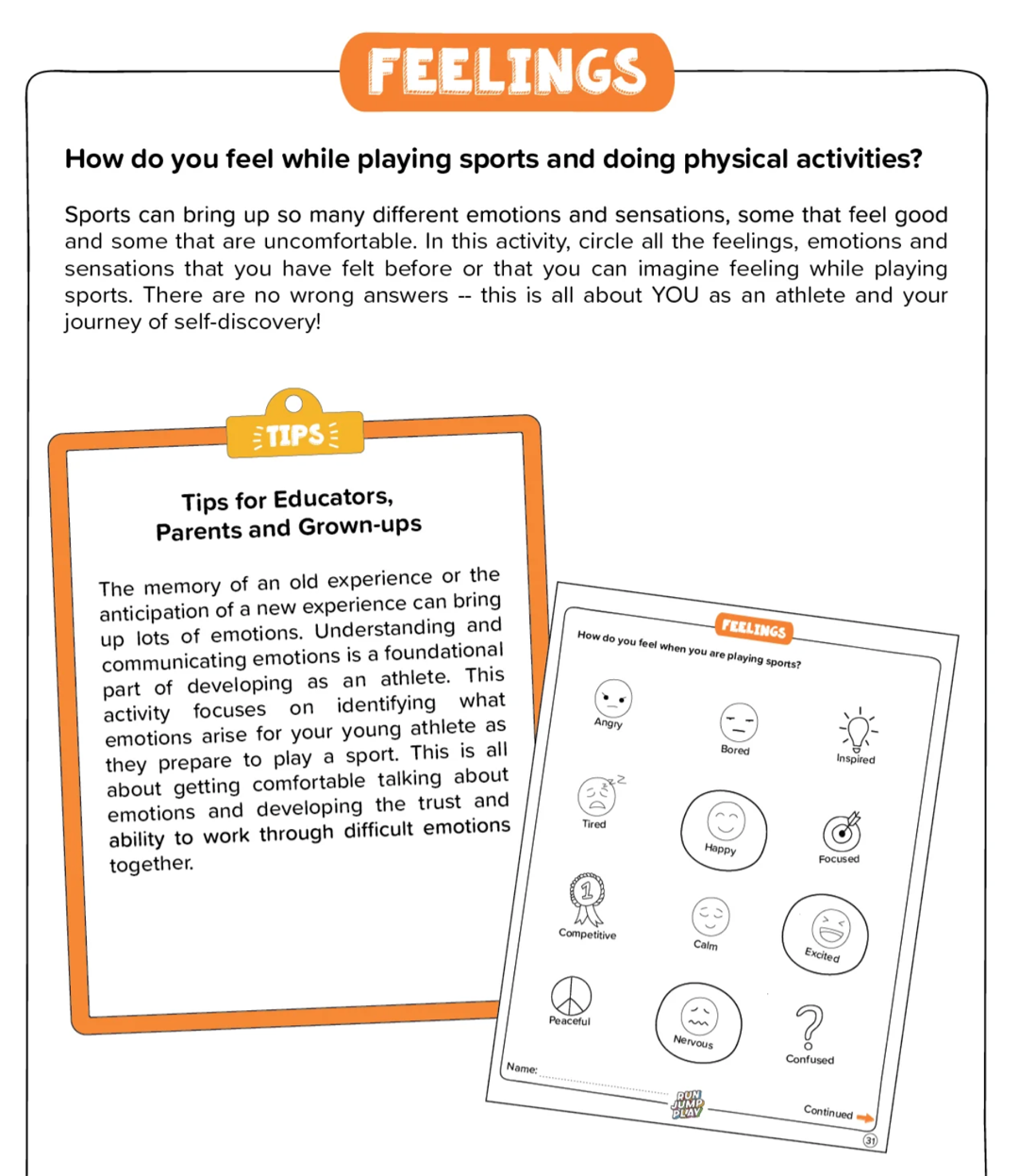 Feelings – Emotion Wheel & Tracking (Free PDF)