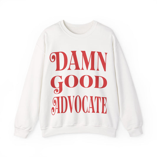 DAMN GOOD ADVOCATE - Sweatshirt 100% Cotton popcustoms