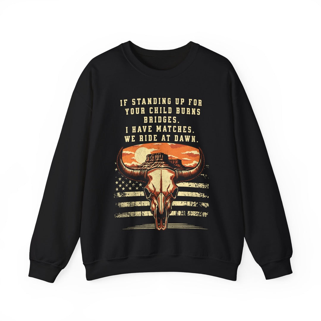 Stand Up For Your Child - Sweatshirt 100% Cotton Printdoors
