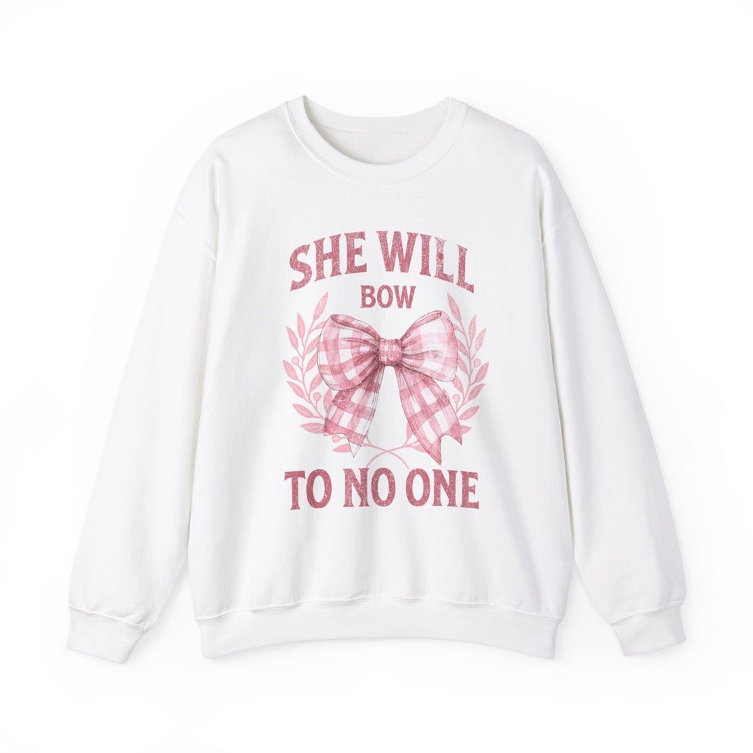 She Will Bow to No One - Sweatshirt 100% Cotton