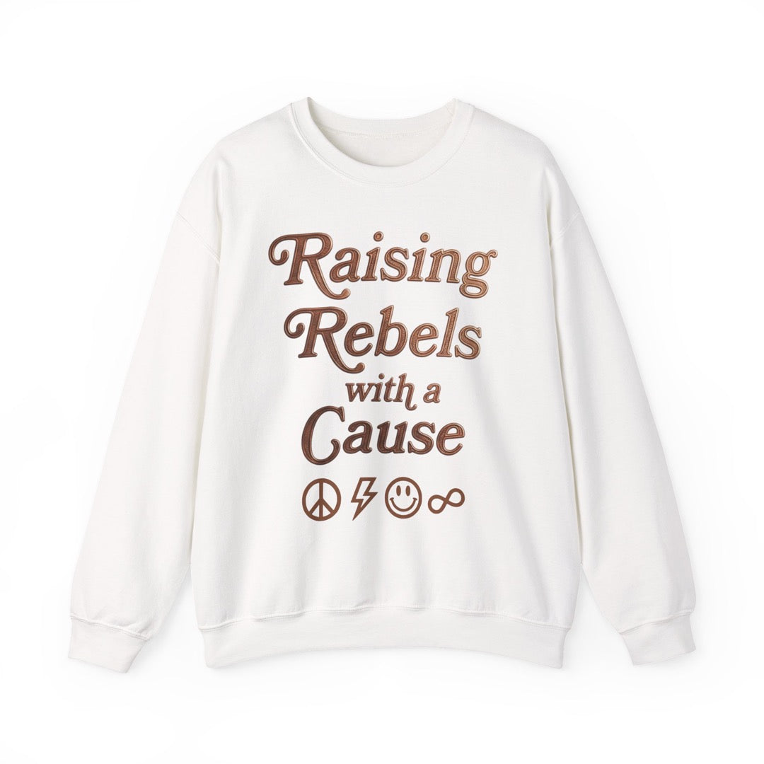 Raising Rebels With a Cause Sweatshirt – Strong Moms, Strong Kids Printdoors