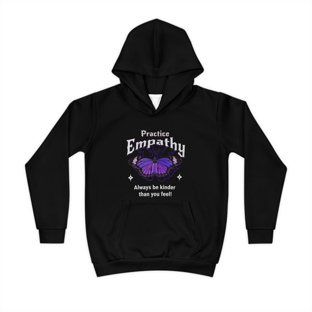 Practice Empathy - kids Hoodie.