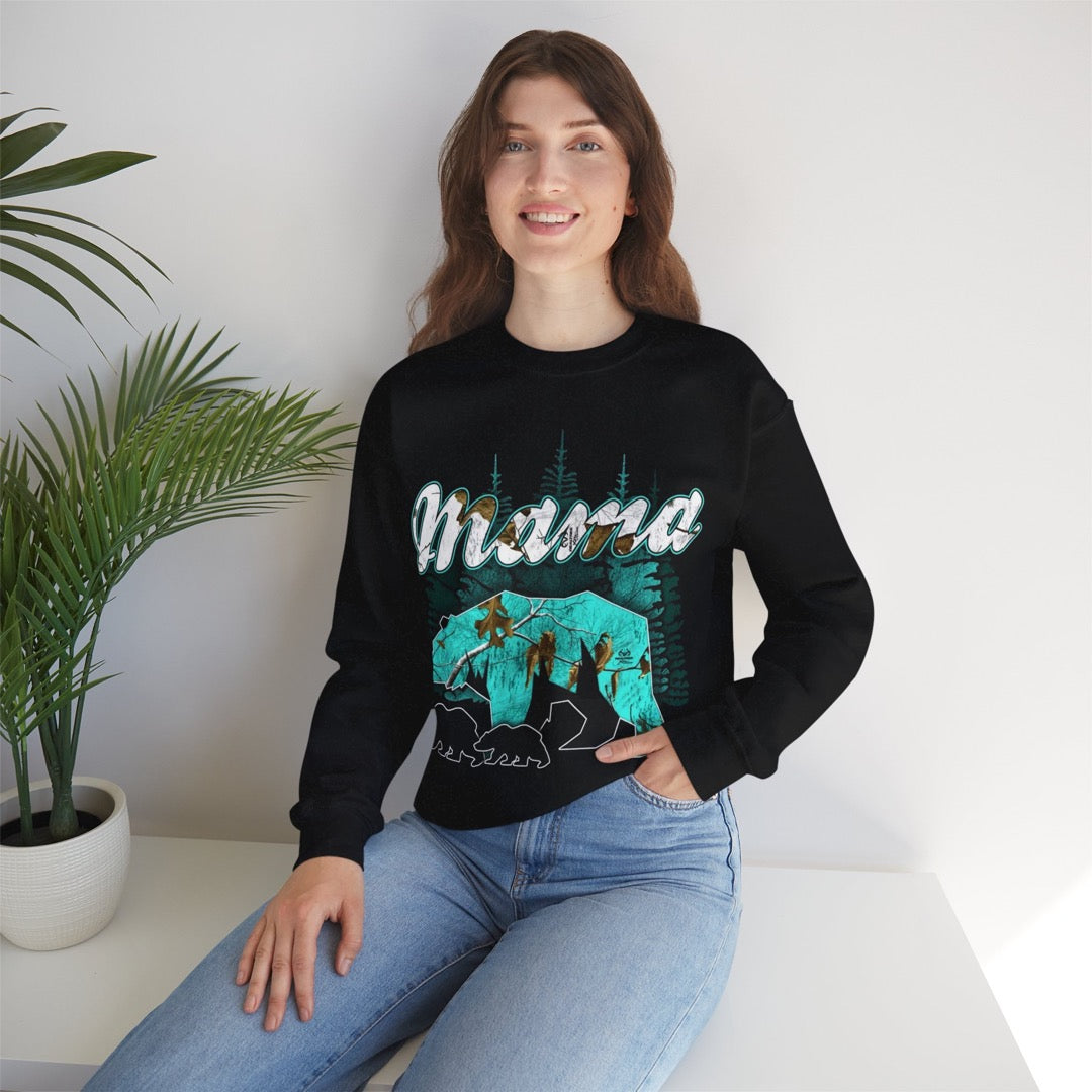 Mama Bear Sea Glass  - Sweatshirt Printdoors