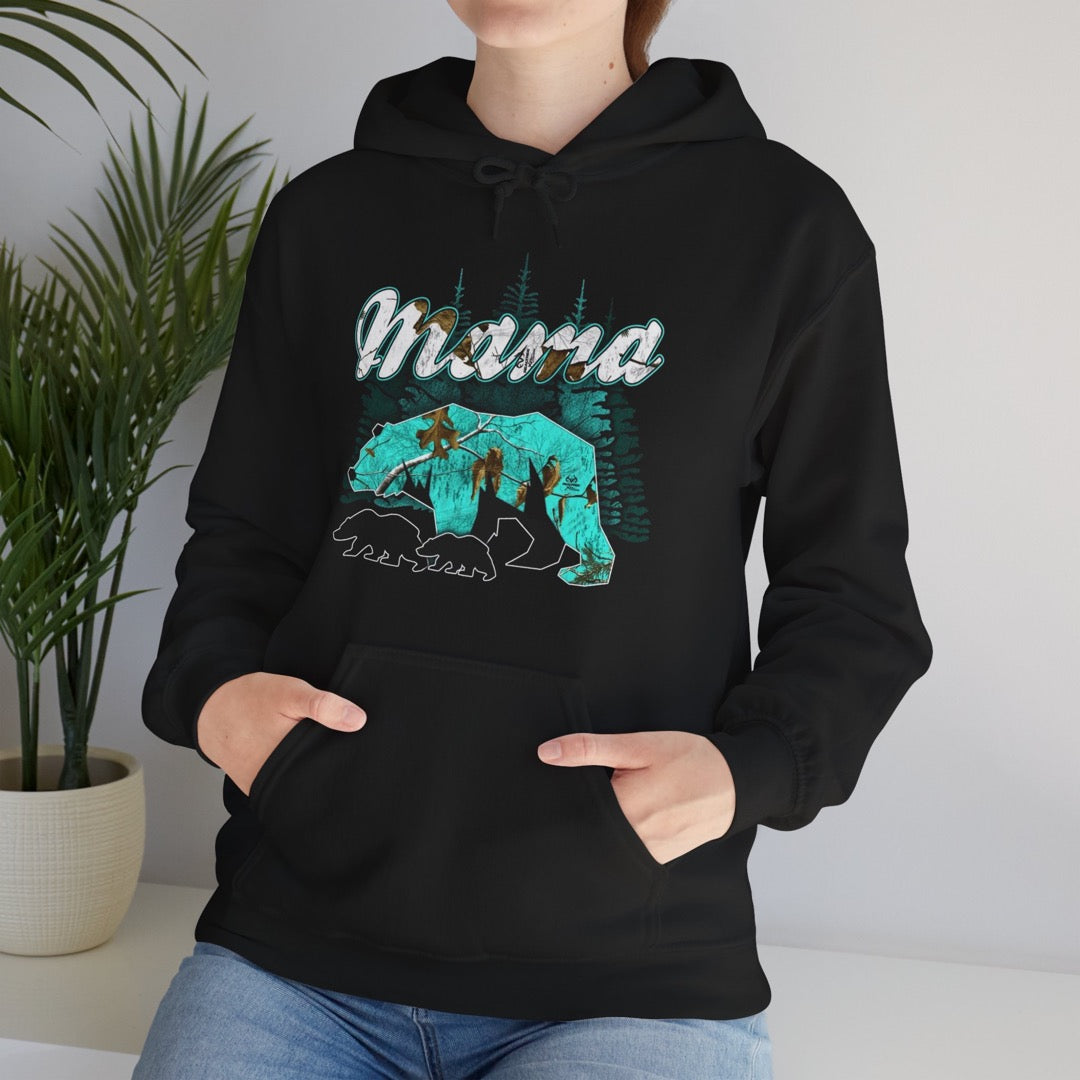 Mama Bear Sea Glass Hoodie Printdoors
