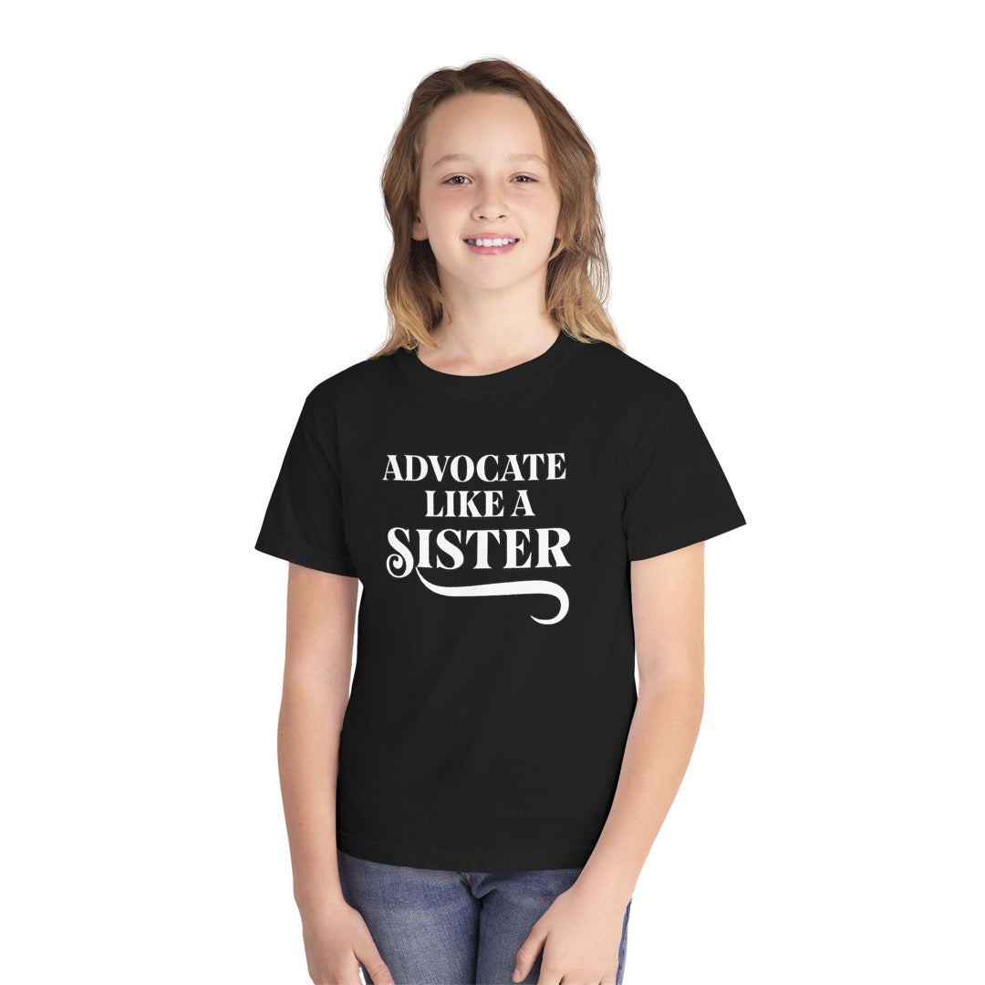 Advocate Like a Sister – 100% cotton Kids T-shirt