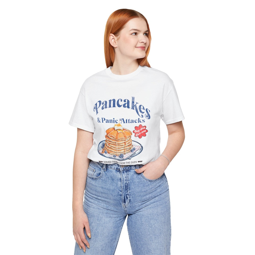 Pancakes & Panic Attacks 100% Cotton T-shirt