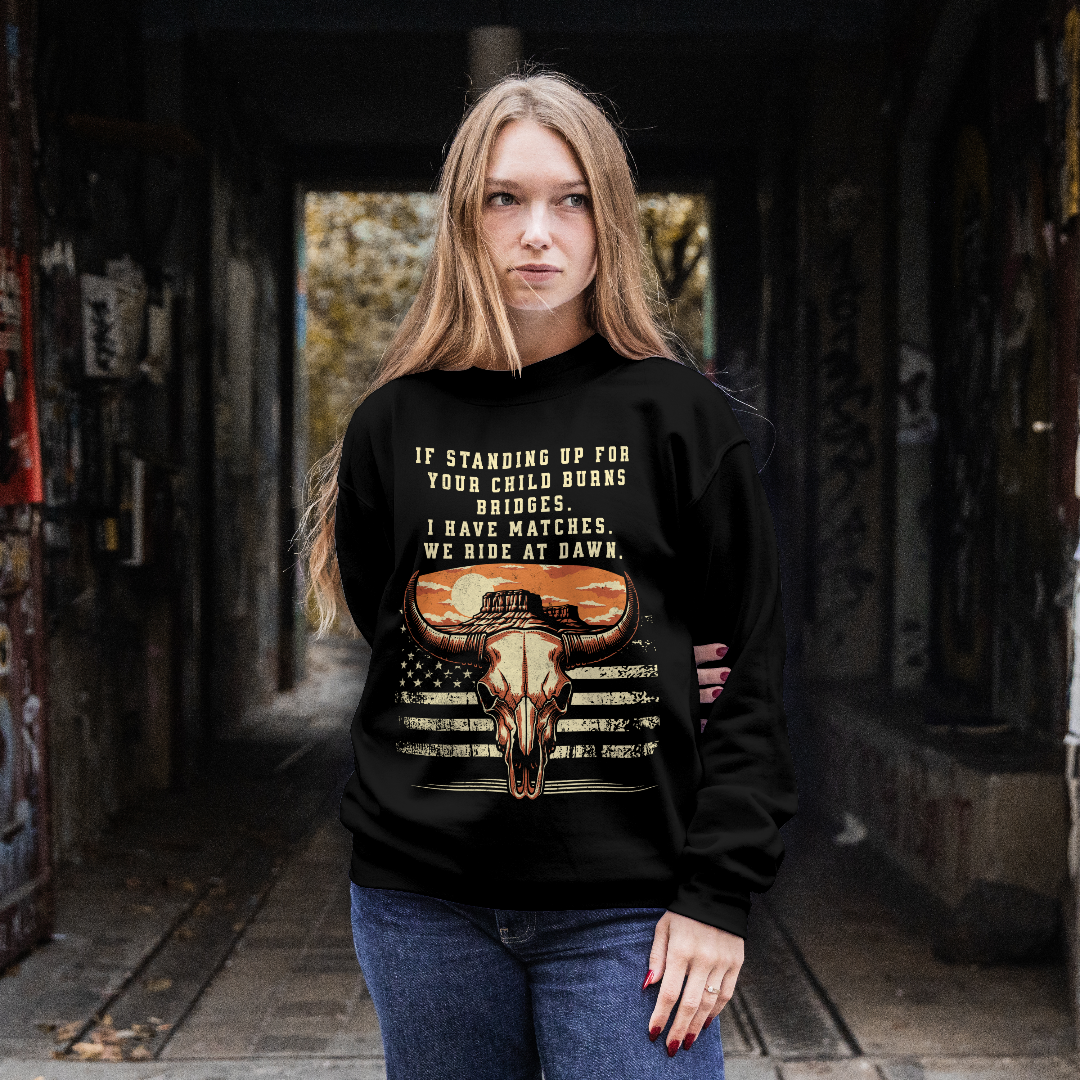 Stand Up For Your Child - Sweatshirt 100% Cotton Printdoors