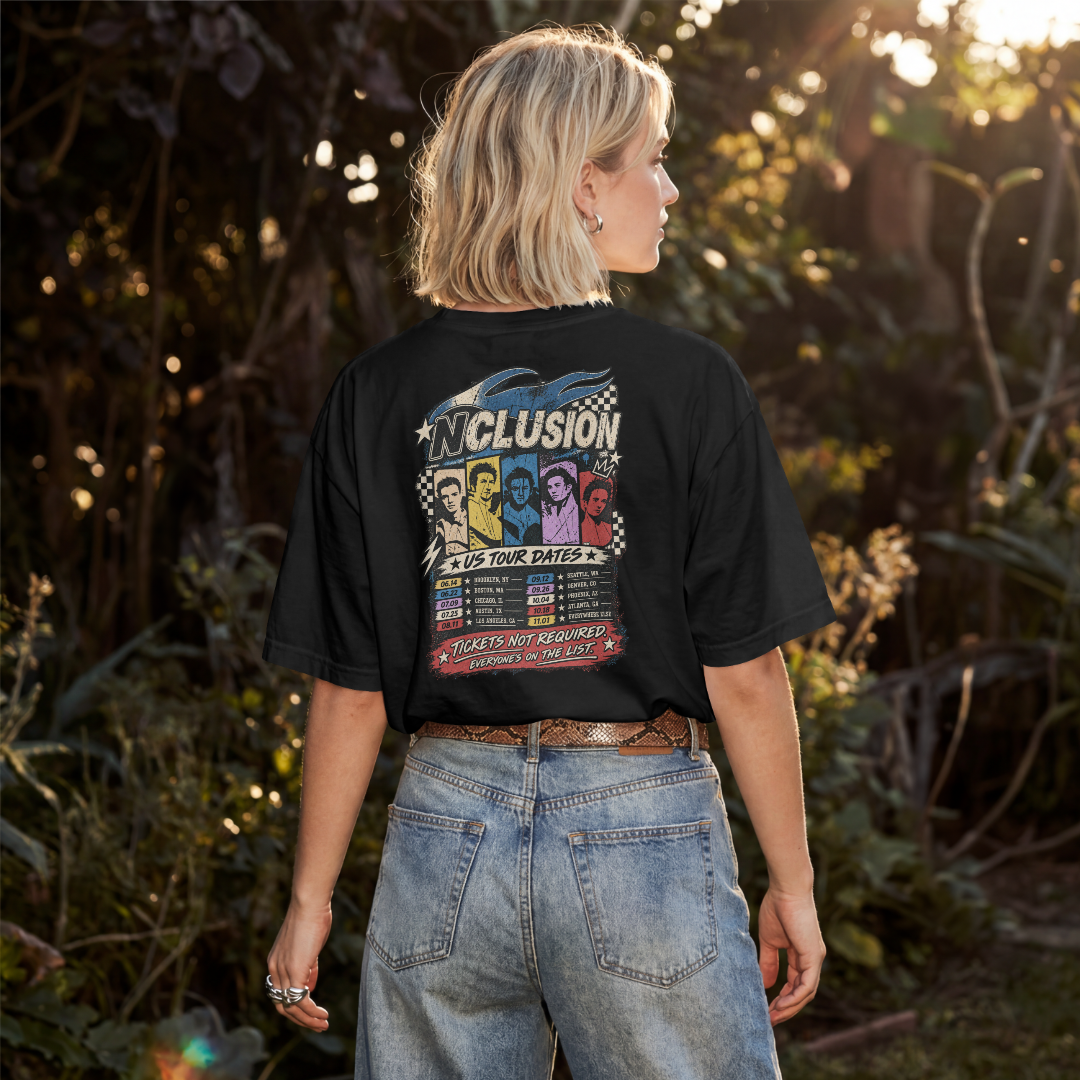 INCLUSION TOUR - Everyone’s on the List 100% Cotton T-Shirt