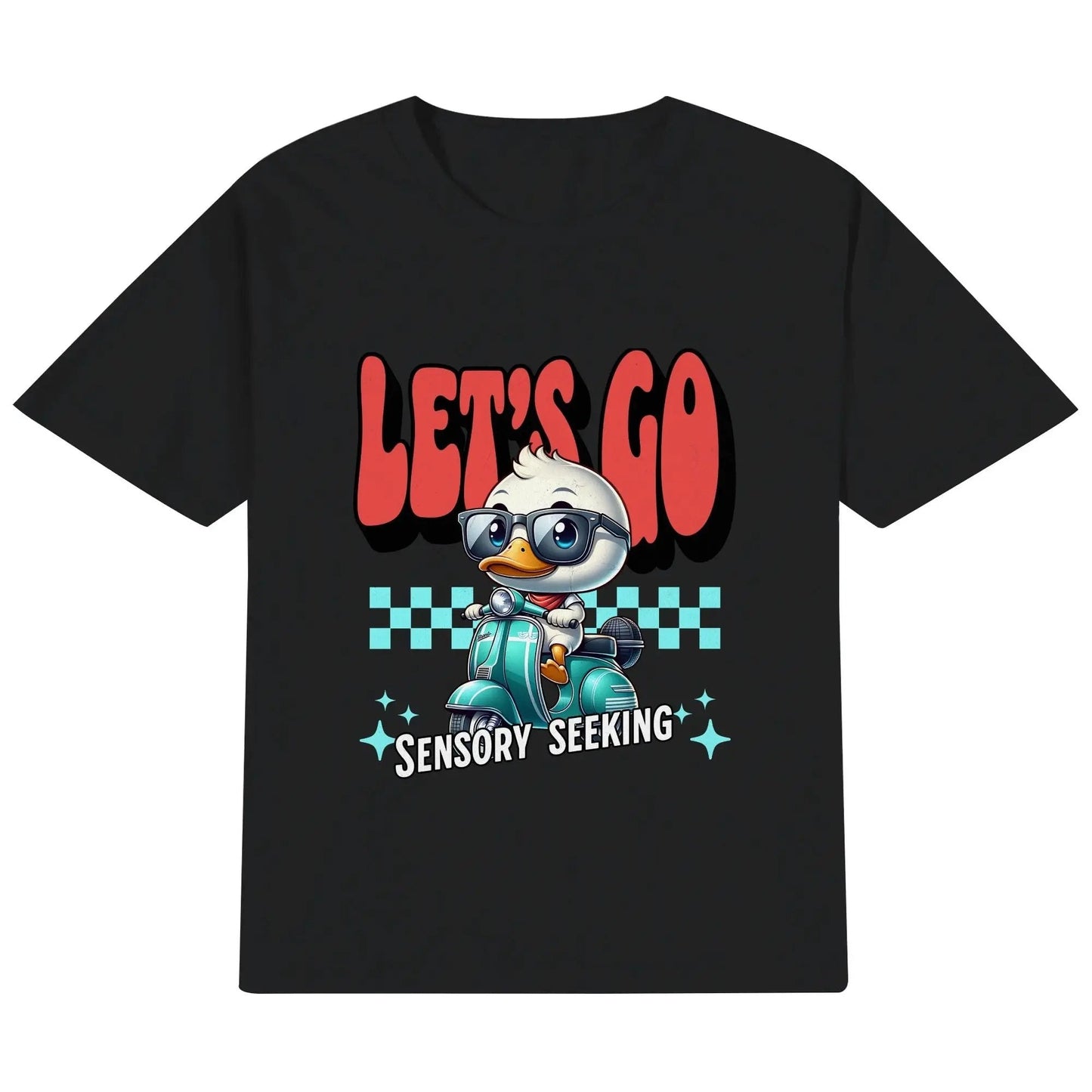 sensory Let’s go sensory seeking - Kids 100% Cotton T-Shirt
