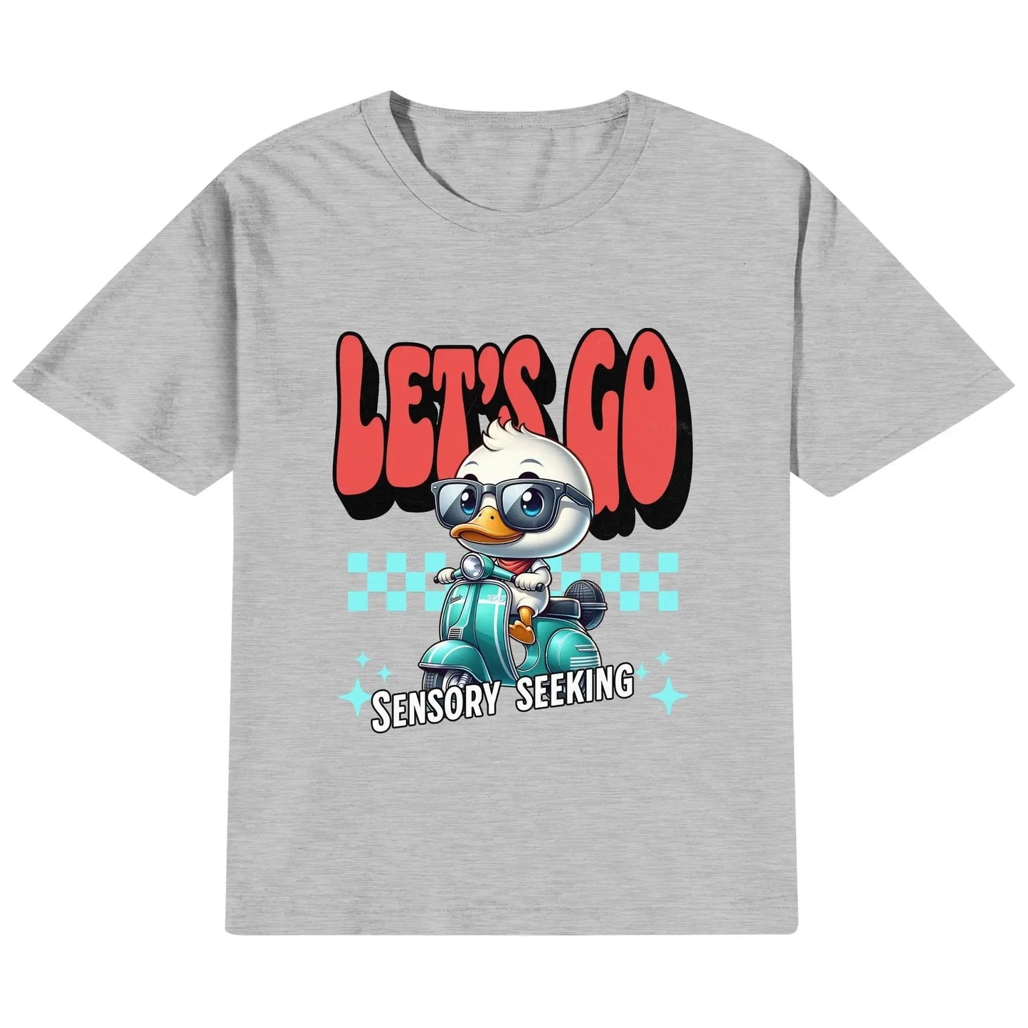 sensoryLet’s go sensory seeking - Kids 100% Cotton T-Shirt