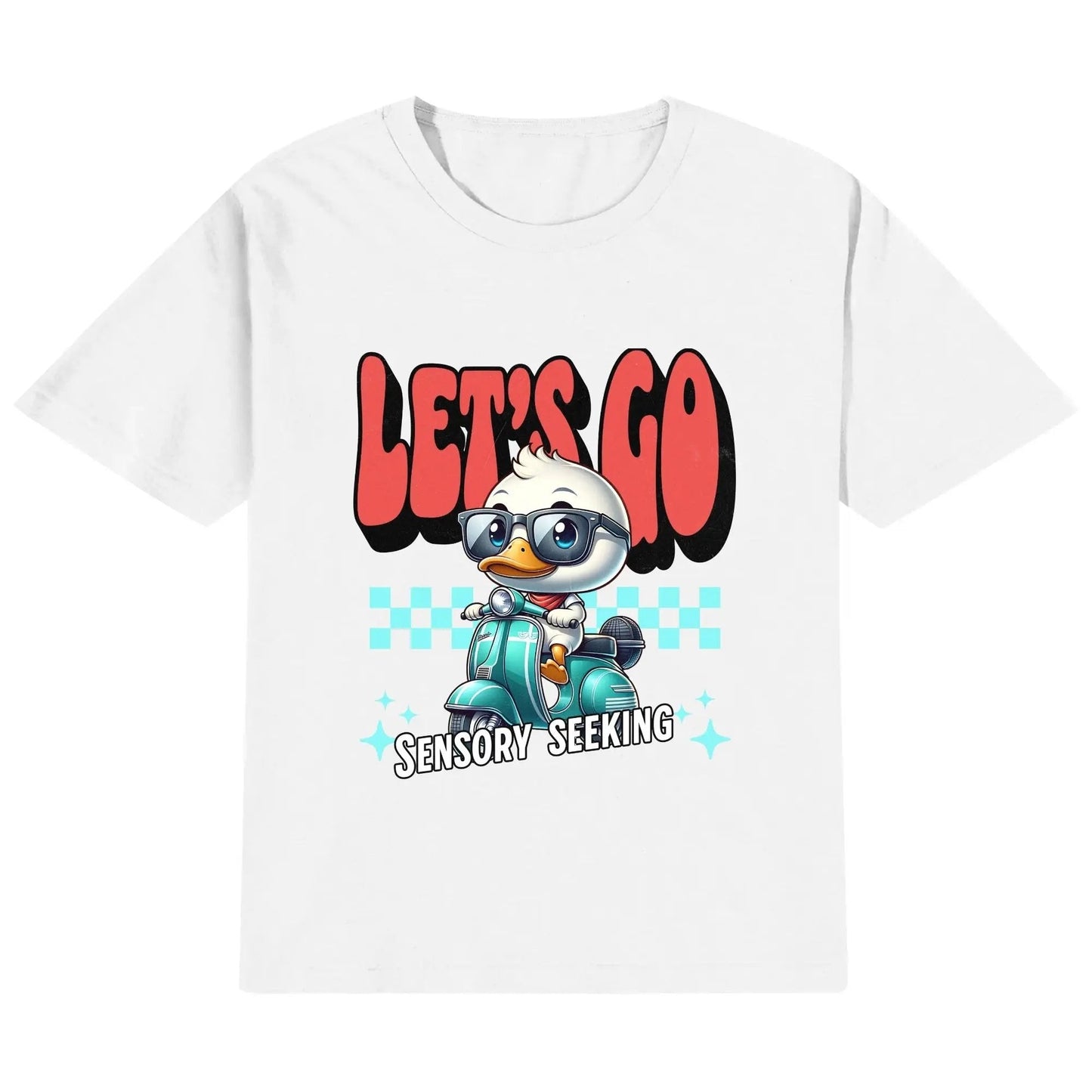 sensoryLet’s go sensory seeking - Kids 100% Cotton T-Shirt